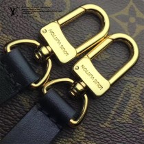 LV M44022 春夏系列Neonoe老花配黑色原版皮單肩水桶包