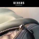 Versus-01-2 范瑟絲新款獅子頭LOGO尼龍防水面料雙肩包