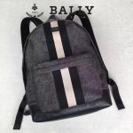 BALLY-005-2 正品防水尼龍配皮男士雙肩包