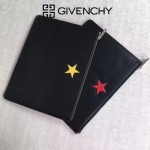 Givenchy-0013-3 潮流男士五角星牛皮薄款手拿包