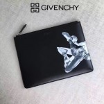 Givenchy-0013 潮流男士灌籃高手印花牛皮薄款手拿包