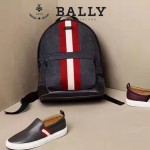 BALLY-005 正品防水尼龍配皮男士雙肩包
