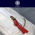 Tory Burch-002-2 托里伯奇女士新款帆布拼色條雙肩包書包