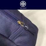Tory Burch-002 托里伯奇女士新款帆布拼色條雙肩包書包