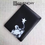 Givenchy-0013 潮流男士灌籃高手印花牛皮薄款手拿包