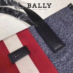 BALLY-006 正品防水尼龍配皮男士手提休閒袋