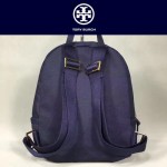 Tory Burch-002 托里伯奇女士新款帆布拼色條雙肩包書包