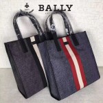 BALLY-006 正品防水尼龍配皮男士手提休閒袋