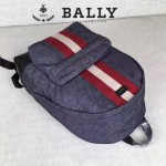 BALLY-005 正品防水尼龍配皮男士雙肩包