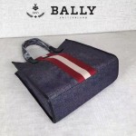 BALLY-006 正品防水尼龍配皮男士手提休閒袋