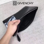Givenchy-0013 潮流男士灌籃高手印花牛皮薄款手拿包