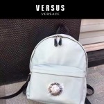 Versus-01-2 范瑟絲新款獅子頭LOGO尼龍防水面料雙肩包