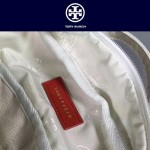 Tory Burch-002-2 托里伯奇女士新款帆布拼色條雙肩包書包