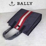 BALLY-006 正品防水尼龍配皮男士手提休閒袋