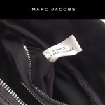 MARC JACOBS-035 正品最新款時尚三羊皮柔軟黑色腰包