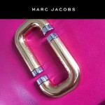 MARC JACOBS-032 新款潮流里外全皮女士單肩斜背包玫紅色