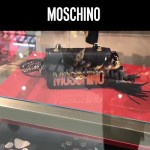 moschino-039 鬼爪鏈條流蘇包意大利進口山羊皮金屬混合編織單肩斜挎包