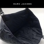 MARC JACOBS-034 正品新款購物袋帆布配十字紋牛皮超輕購物袋