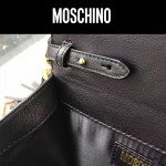 moschino-039 鬼爪鏈條流蘇包意大利進口山羊皮金屬混合編織單肩斜挎包