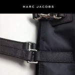 MARC JACOBS-034 正品新款購物袋帆布配十字紋牛皮超輕購物袋