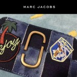 Marc Jacobs-010 春夏系列宋茜同款牛仔布拼接徽章單肩斜挎包相機包