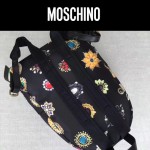 Moschino-041 莫斯奇諾客供尼龍印花款女士休閒雙肩包