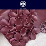 Tory Burch-053 牛皮花朵女士鏈條單肩斜挎包
