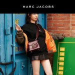 Marc Jacobs-06-2 范瑋琪同款蛇形金屬扣棗紅色牛皮大號單肩斜挎包