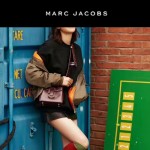 Marc Jacobs-06-2 范瑋琪同款蛇形金屬扣棗紅色牛皮大號單肩斜挎包