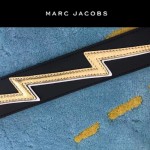 Marc Jacobs-03-4 劉詩詩同款snapshot黃白輻射亮片原版爆裂紋牛皮相機包