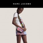 Marc Jacobs-05 個性百搭新款紫色蛇紋配蘑菇亮片單肩斜挎包相機包