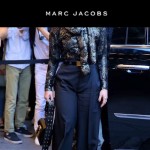 Marc Jacobs-06 宋佳同款蛇形金屬扣黑色牛皮大號單肩斜挎包