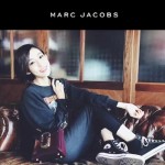 Marc Jacobs-011-2 宋佳同款蛇形金屬扣棗紅色牛皮小號單肩斜挎包
