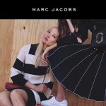 Marc Jacobs-011 宋佳同款蛇形金屬扣黑色牛皮小號單肩斜挎包