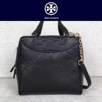 Tory Burch-051 羊皮菱紋女士手提單肩斜挎包