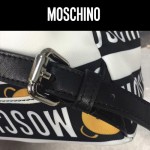 Moschino-040 莫斯奇諾小熊印花布時尚潮流雙肩包