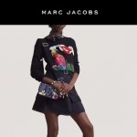 Marc Jacobs-09 專櫃新款女士藍色蛇紋配青蛙亮片單肩斜挎包相機包