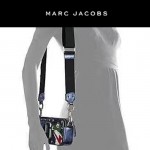 Marc Jacobs-09 專櫃新款女士藍色蛇紋配青蛙亮片單肩斜挎包相機包