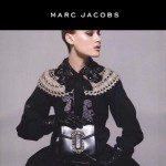 Marc Jacobs-011 宋佳同款蛇形金屬扣黑色牛皮小號單肩斜挎包