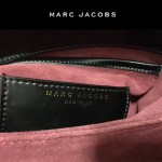 Marc Jacobs-011 宋佳同款蛇形金屬扣黑色牛皮小號單肩斜挎包