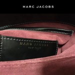 Marc Jacobs-06 宋佳同款蛇形金屬扣黑色牛皮大號單肩斜挎包