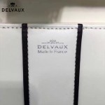 Delvaux-20 名媛必備Brillan Frence Box原單黑白配牛皮翻蓋長款錢包