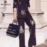 Delvaux-016 唐嫣蕾哈娜同款限量版Le Brillant原單字母塗鴉大號手袋