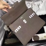 Delvaux-033-4 全新牛頸紋TP系列配粗肩背手提單肩包