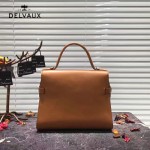 Delvaux-034-2 全新TP系列swift小牛皮配粗肩背手提單肩包