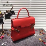 Delvaux-034-3 全新TP系列swift小牛皮配粗肩背手提單肩包