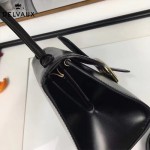 Delvaux-04-4 時尚復古brilliant 黑色原版BOX光面牛皮手提單肩包