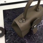 Delvaux-17-7 人氣熱銷brillant深灰色原版粒面牛皮手提單肩包
