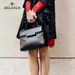 Delvaux-034-4 全新TP系列swift小牛皮配粗肩背手提單肩包
