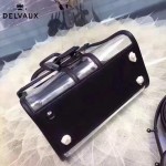 Delvaux-08 專櫃限量版brilliant X-ray原單透明果凍包手提單肩包